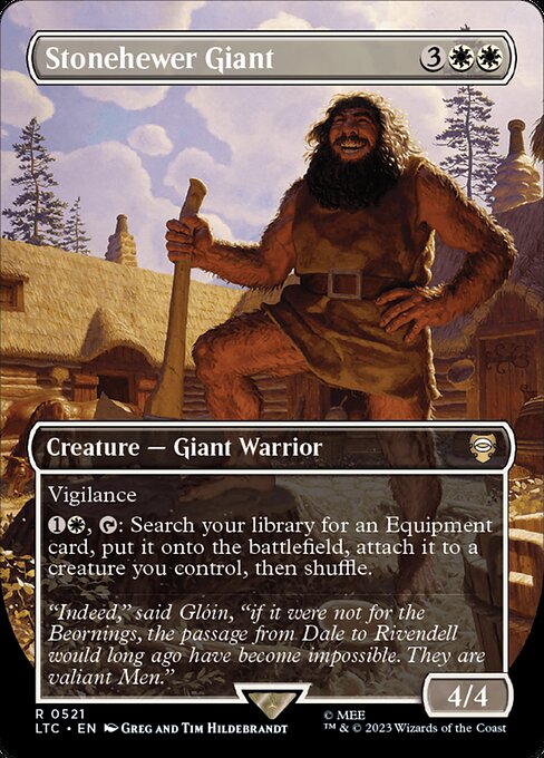 Gigante labrapiedra — Tales of Middle-earth Commander