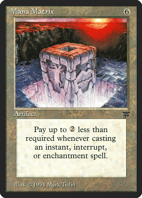 Carta Mana Matrix (Legends)