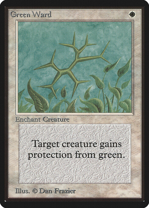 Carta Guarda de verde — Limited Edition Beta · LEB · #21
