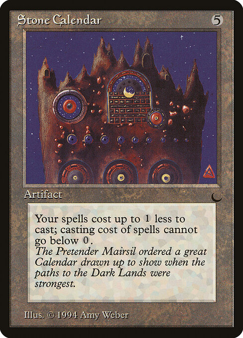 Carta Stone Calendar — The Dark · DRK · #111