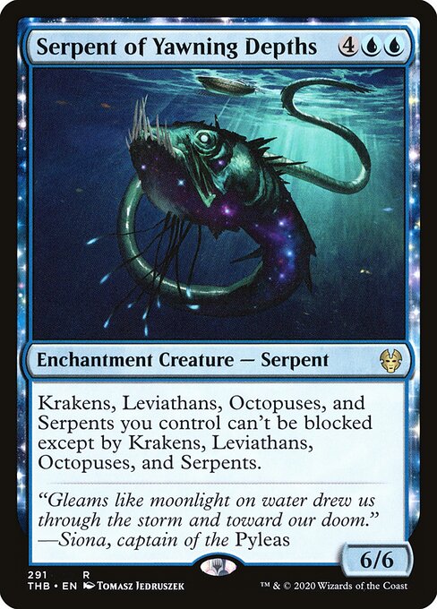 Serpiente de las profundidades abisales