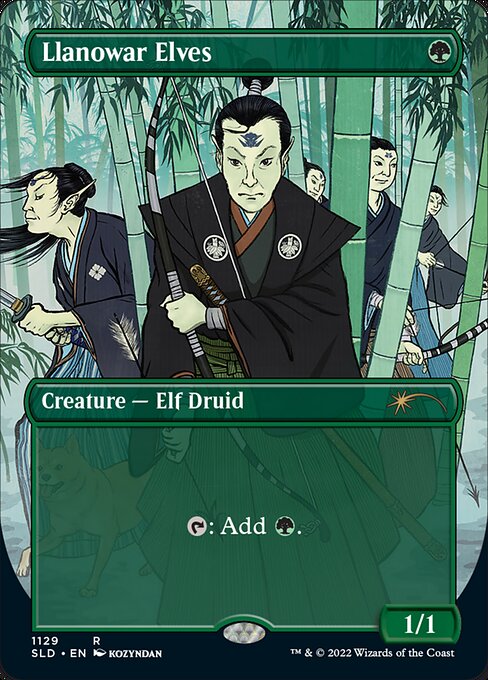 Elfos de Llanowar — Secret Lair Drop