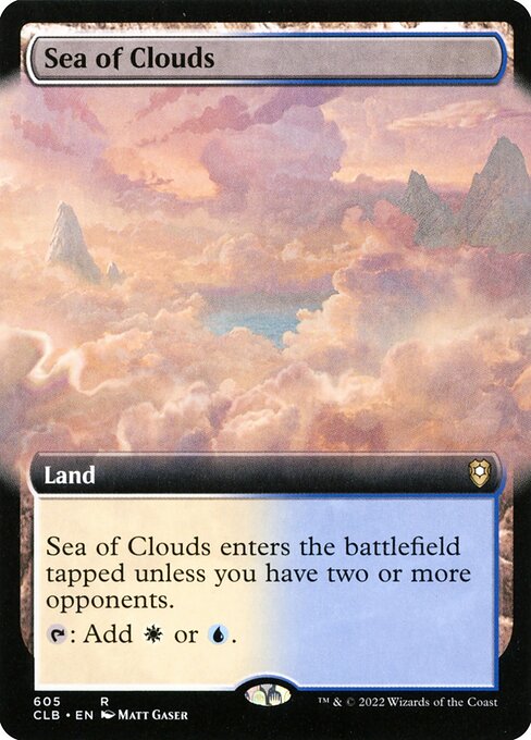 Mar de nubes — Commander Legends: Battle for Baldur's Gate