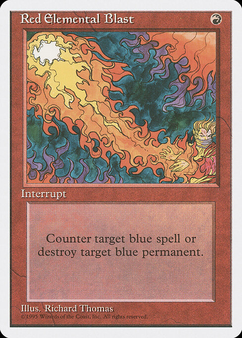 Ráfaga elemental roja — Fourth Edition