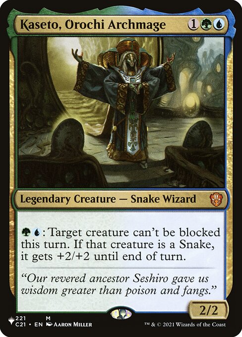 Carta Kasheto, archimago orochi — The List · PLST · #C21-221