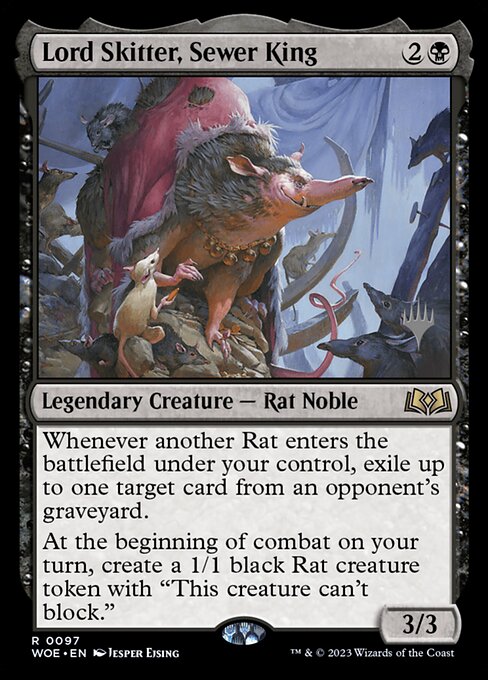 Señor Escurridizo, rey de las cloacas — Wilds of Eldraine Promos