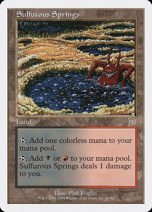 Carta Manantiales sulfurosos — Deckmasters · DKM · #40