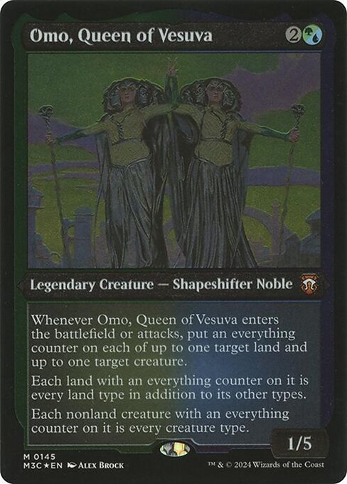 Carta Omo, Queen of Vesuva — Modern Horizons 3 Commander · M3C · #145