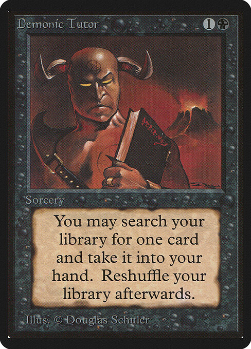 Tutor demoníaco — Limited Edition Beta