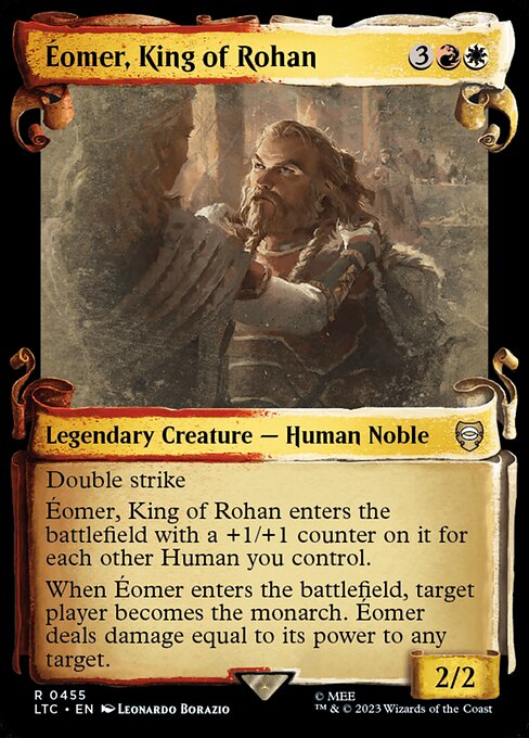 Carta Éomer, King of Rohan — Tales of Middle-earth Commander · LTC · #455