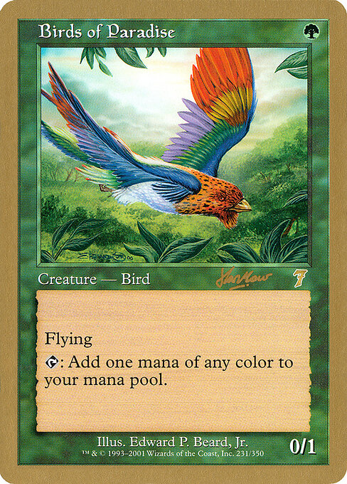 Aves del paraíso — World Championship Decks 2002