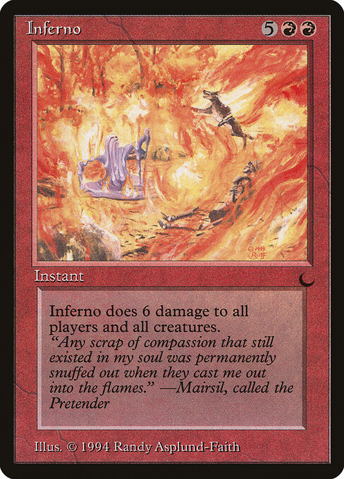 Carta Infierno — The Dark · DRK · #71