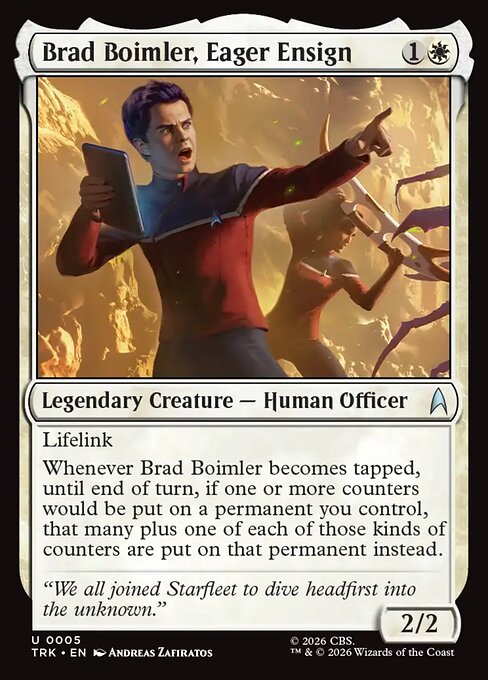 Carta Brad Boimler, Eager Ensign — Star Trek · TRK · #5