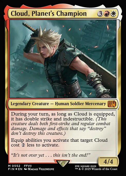 Cloud, campeón del planeta — Final Fantasy