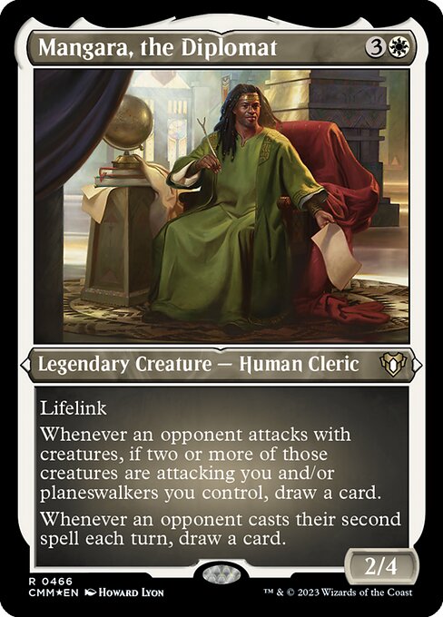 Mangara, el Diplomático — Commander Masters