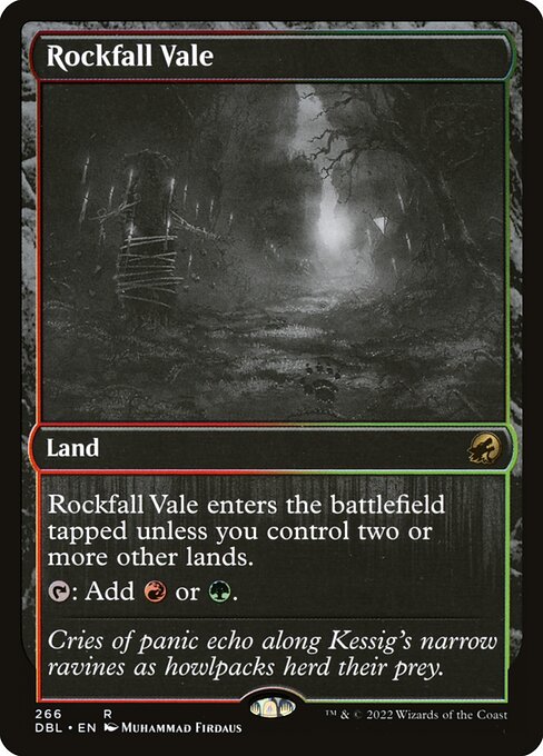 Carta Valle de los desprendimientos — Innistrad: Double Feature · DBL · #266