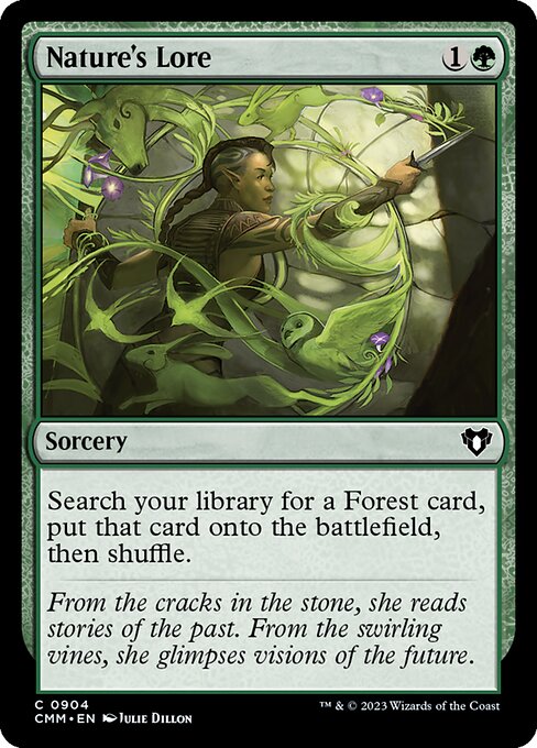 Sabiduría de la naturaleza — Commander Masters