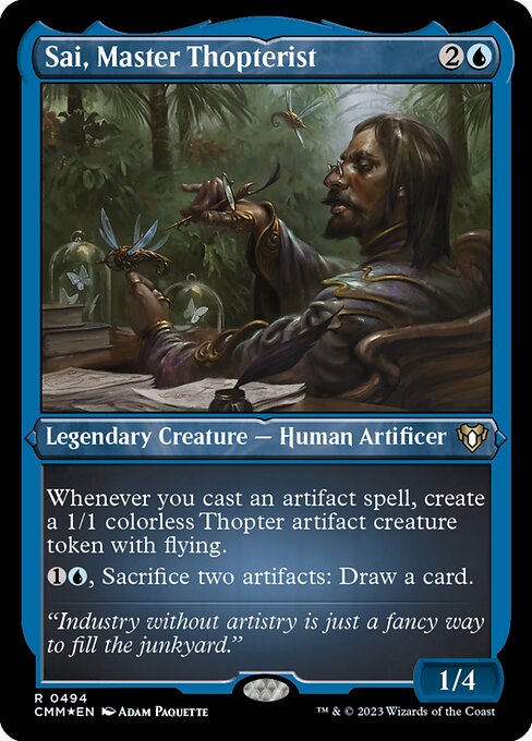 Carta Sai, maestro topterista — Commander Masters · CMM · #494