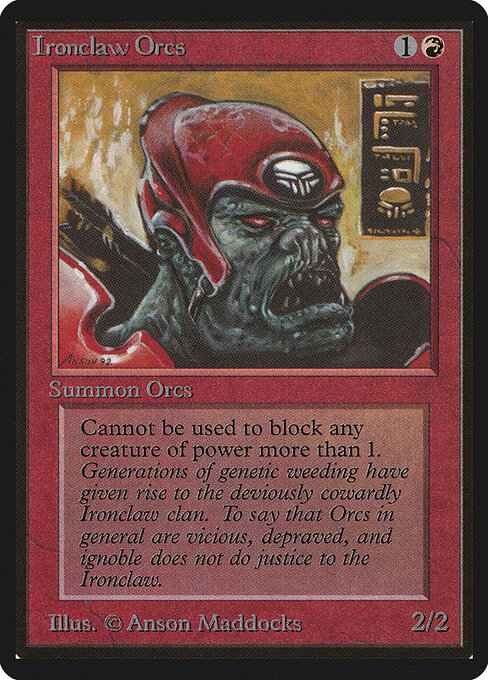 Orcos Zarpafierro — Limited Edition Beta