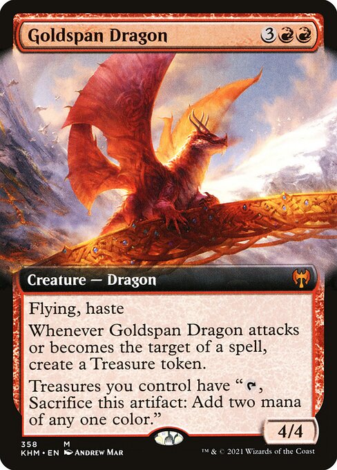 Dragón del puente dorado — Kaldheim