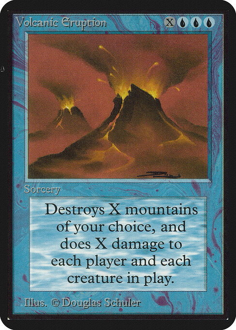 Erupción volcánica — Limited Edition Alpha