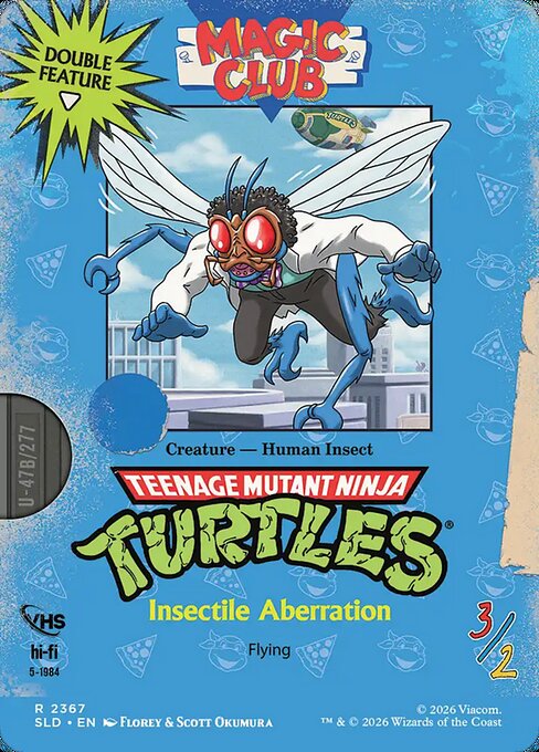 Delver of Secrets // Insectile Aberration (cara trasera)