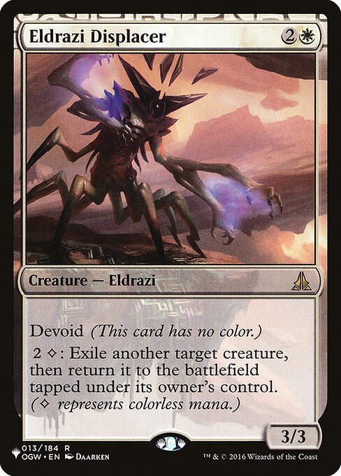 Carta Desplazador eldrazi — The List · PLST · #OGW-13