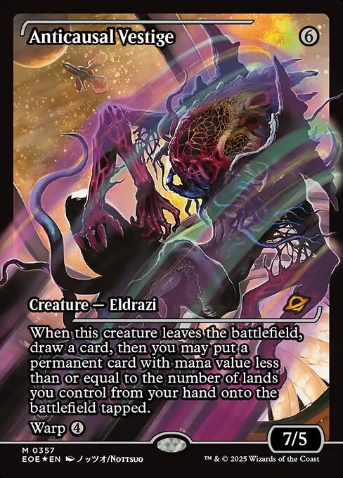 Carta Vestigio anticausal — Edge of Eternities · EOE · #357