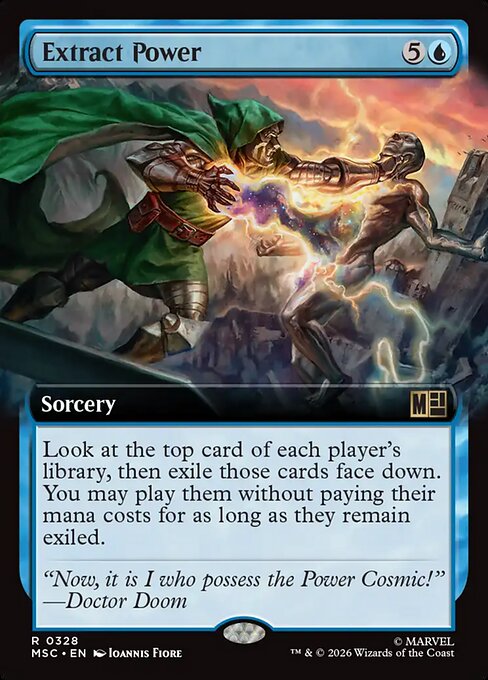 Carta Extraer el poder — Marvel Super Heroes Commander · MSC · #328
