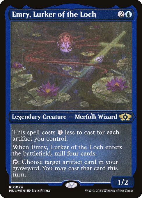 Carta Emry, acechadora del lago — Multiverse Legends · MUL · #74