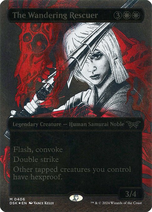 Carta La rescatadora errante — Duskmourn: House of Horror · DSK · #406