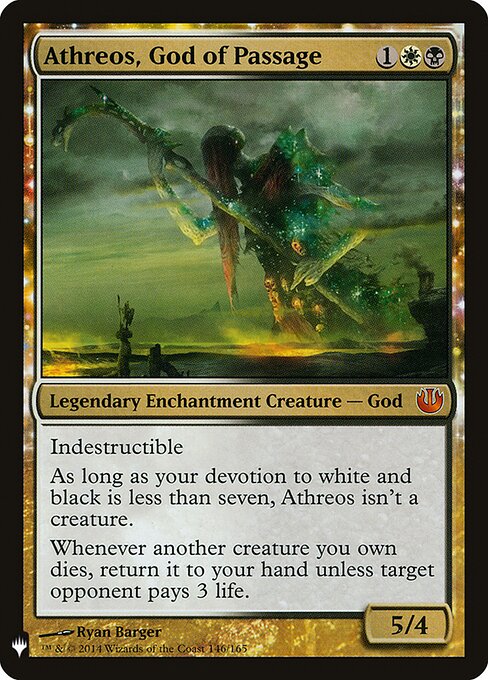 Atreos, dios del paso — The List