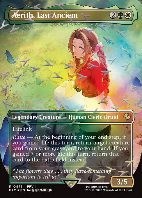 Aeris, última de los Ancianos — Final Fantasy Commander