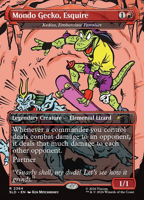 Kediss, familiar garrasardientes — Secret Lair Drop