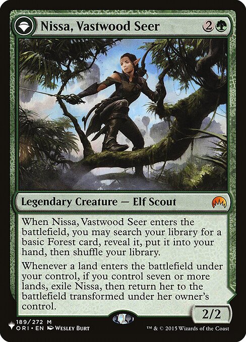 Nissa, Vastwood Seer // Nissa, Sage Animist — The List