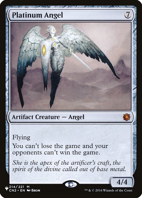 Ángel de platino — The List