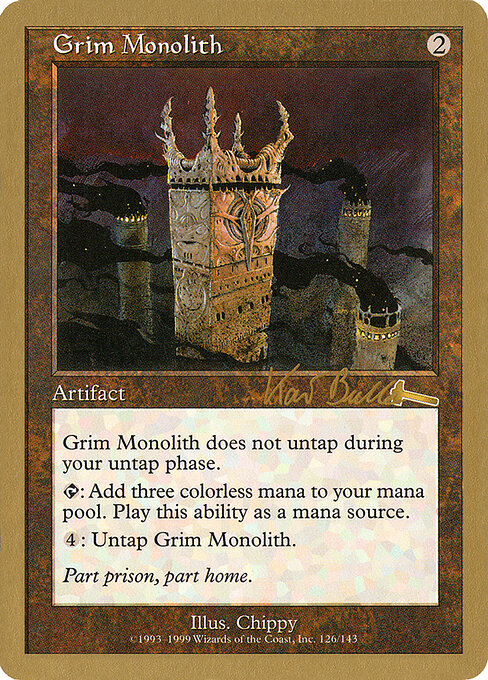 Monolito siniestro — World Championship Decks 1999