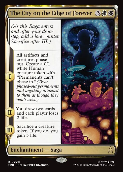 Carta The City on the Edge of Forever — Star Trek · TRK · #228