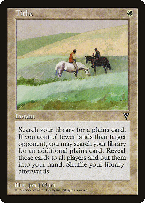 Carta Diezmo — Visions · VIS · #23
