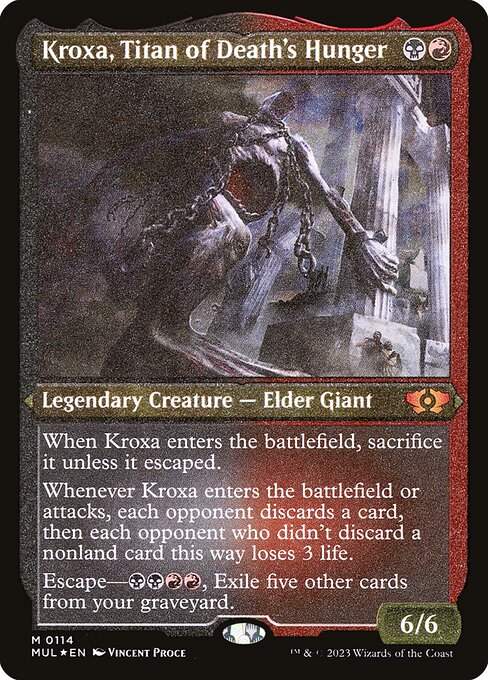 Kroxa, titán del hambre mortal — Multiverse Legends
