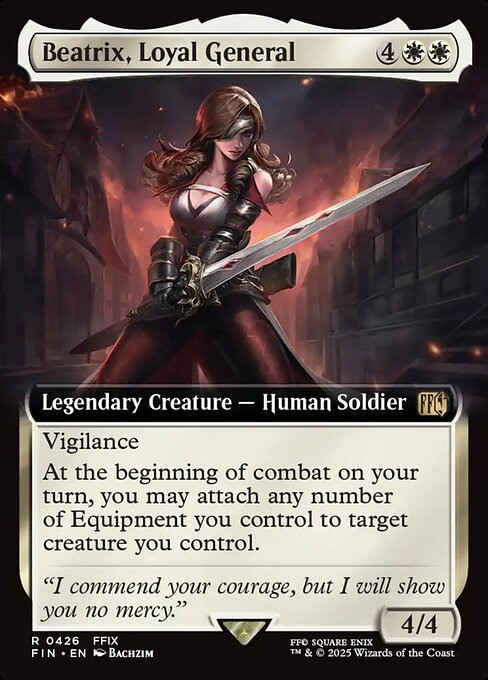 Carta Beatrix, general leal — Final Fantasy · FIN · #426