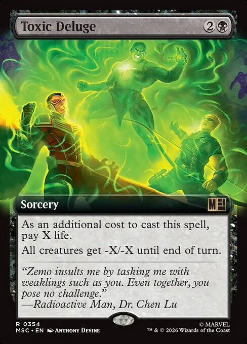 Diluvio tóxico — Marvel Super Heroes Commander