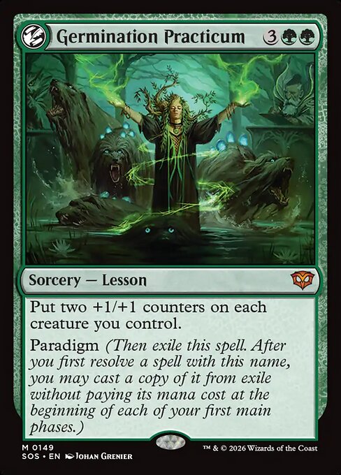 Prácticas de germinación — Secrets of Strixhaven