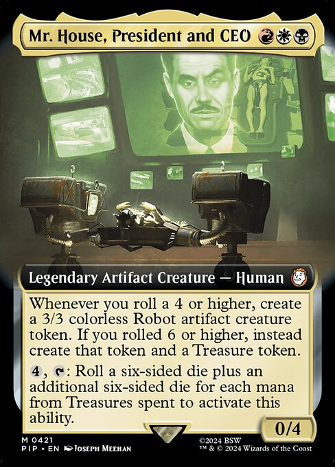 Carta Sr. House, presidente y director ejecutivo — Fallout · PIP · #421