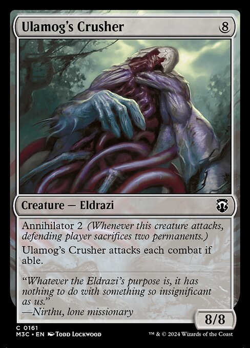 Carta Triturador de Ulamog — Modern Horizons 3 Commander · M3C · #161