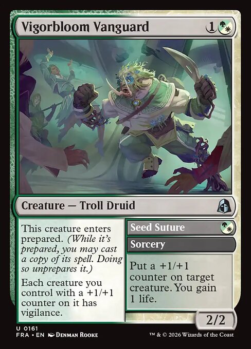 Carta Vigorbloom Vanguard // Seed Suture — Reality Fracture · FRA · #161