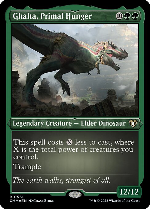 Ghalta, el Hambre Primigenia — Commander Masters