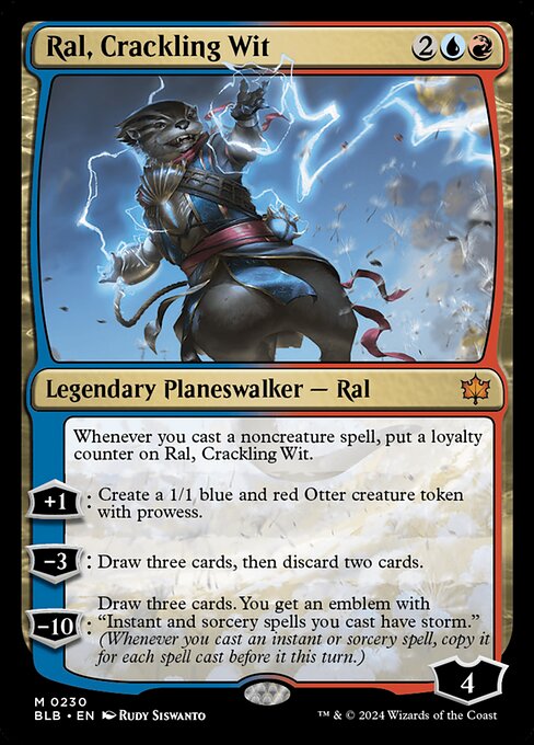 Carta Ral, el Ingenio Chispeante — Bloomburrow · BLB · #230