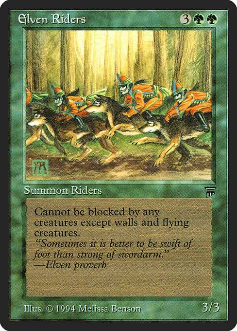Carta Jinetes élficos — Legends · LEG · #183