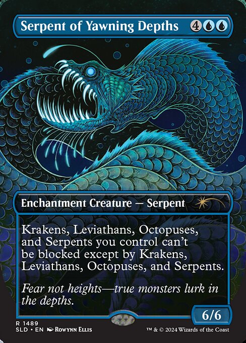 Serpiente de las profundidades abisales — Secret Lair Drop